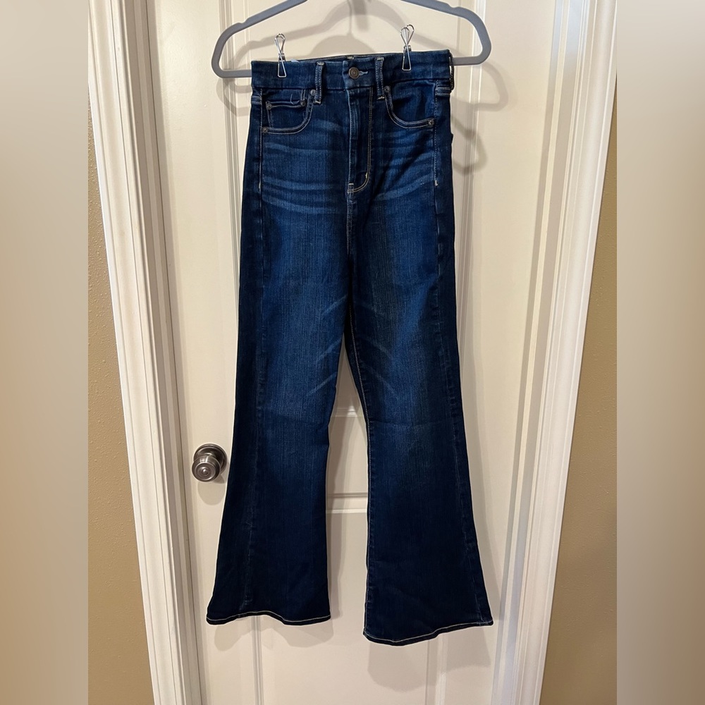 American Eagle curvy highest rise flare